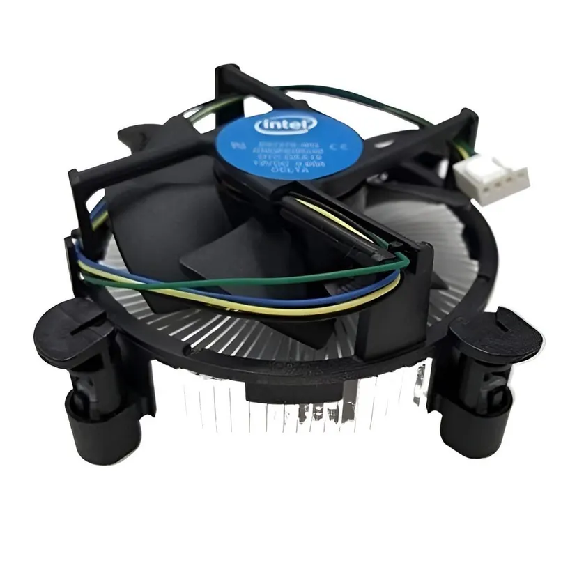 Intel High-Performance CPU Cooler Fan for Core i3/i5/i7 Series - Black