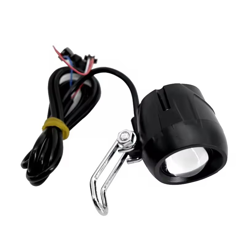 Sojhoop LED Front Light Lamp with Horn Bell, Headlight for Electric Scooter, E-Bike, Scooter Parts, 10in, for