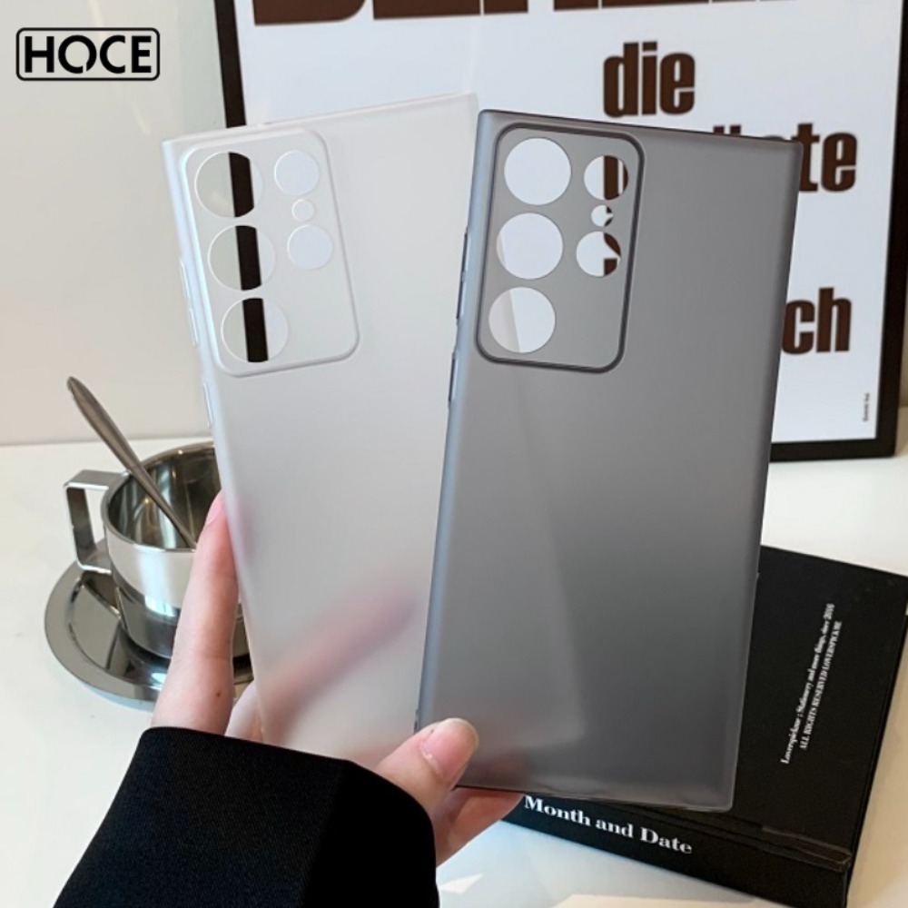 HOCE Ultra Thin Clear Magnetic Phone Cases For Samsung Galaxy S26 S25 S24 S23 Ultra Plus Case Crystal Slim Acrylic Back Cover