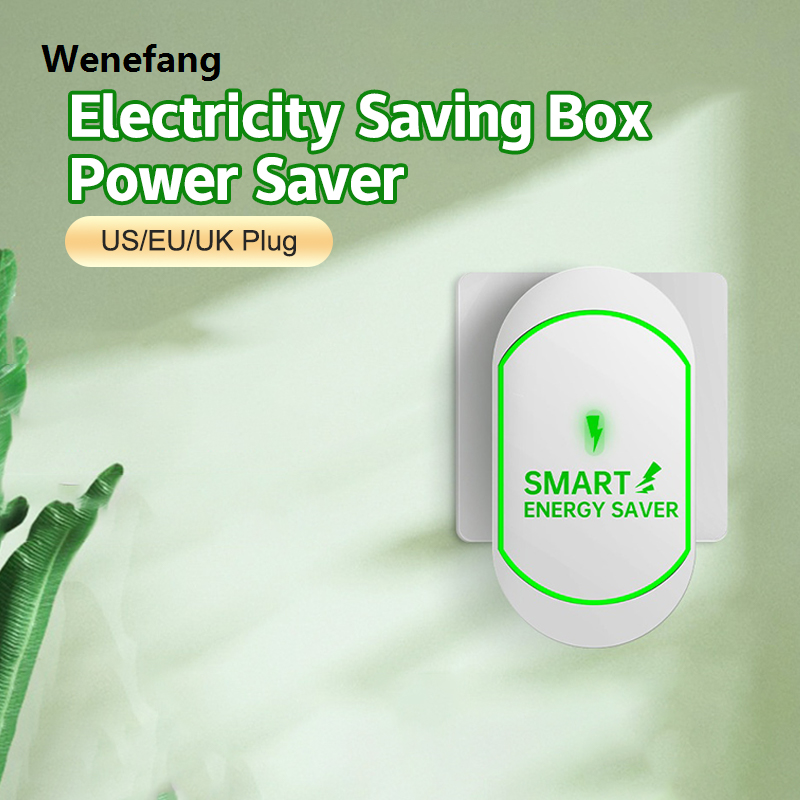 Wenefang Power Save Electricity Energy Saver 90V-250V Home Office Electricity New Saving Box US/EU/UK Plug Stable Voltage Power Saver