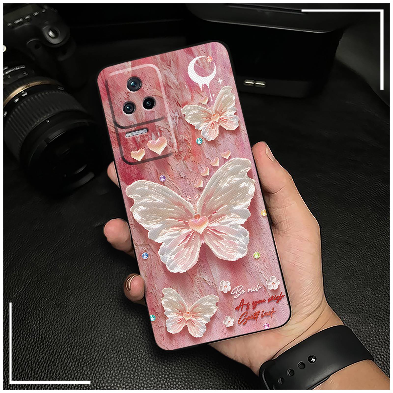 TPU Cartoon Phone Case For Redmi K40S/Xiaomi Poco F4 5G Anti-dust Waterproof Cute Shockproof Protective Anti-knock