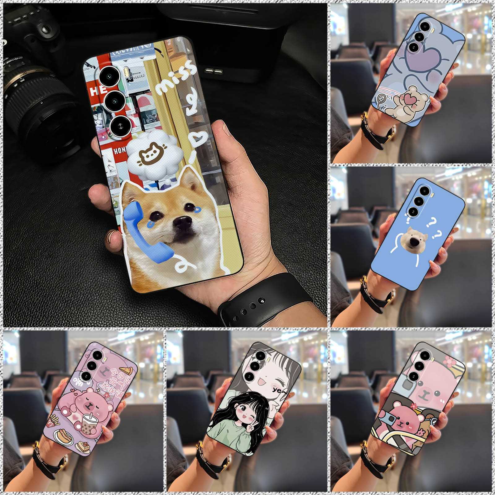 Graffiti Soft case Phone Case For ZTE Nubia Focus2 5G Durable Silicone Shockproof TPU Protective Fashion Design Cute