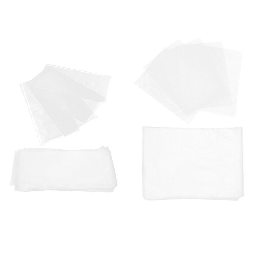 100PCS Portable PVA Water Soluble Bags Meltable Lightweight Carp Fishing Bags 7*14cm/17*20cm Fishing Bait Bags Fishing Tackle
