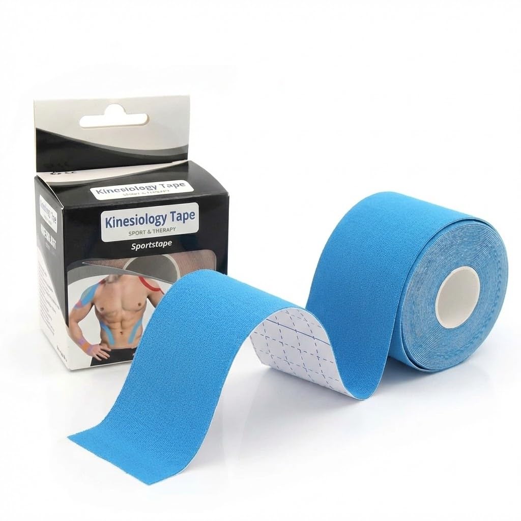 Kinesiology Tape for Physiotherapy Kinesio Tape for Sports Injury Pain Relief Muscle Tape for Shoulder, Wings, Arms, Ankle K Taping Waterproof Athletic Tape for Pain Support