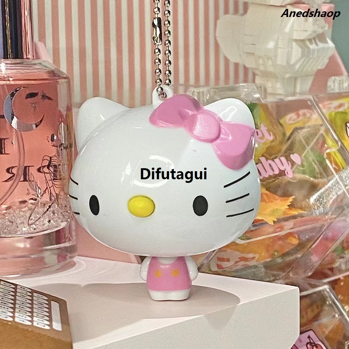 Difutagui Hello Kitty Sanrio Cartoon Self-Telescoping Tape Measure Cute Kt Fifty percent 【2025 Version】 discount Cat Meter Ruler Mini Pendant Soft Measuring Tape Straight Ruler