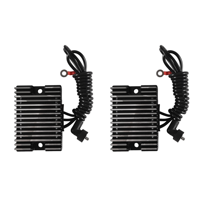 JINMY 2X 74519-88A Voltage Regulator Rectifier Voltage Regulator Motorcycle for Big Twin 1340 1989-1999 Dyna FLT