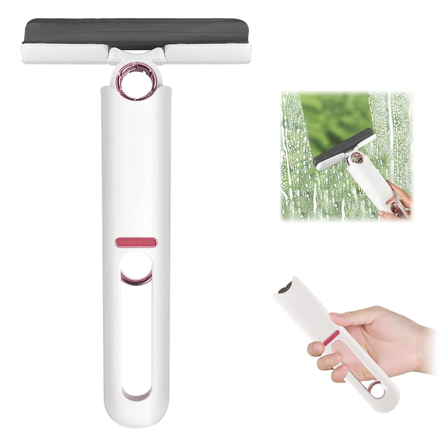 Mini Mop for Kitchen with Sponges Portable Self Squeeze Strong Absorbent Magic Wiper for Kitchen Small Sponge Mop
