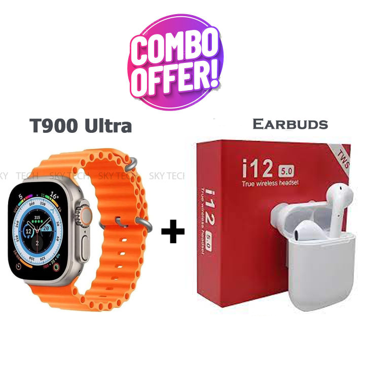 Combo T900 Smart Watch Ultra Big Display 2.09