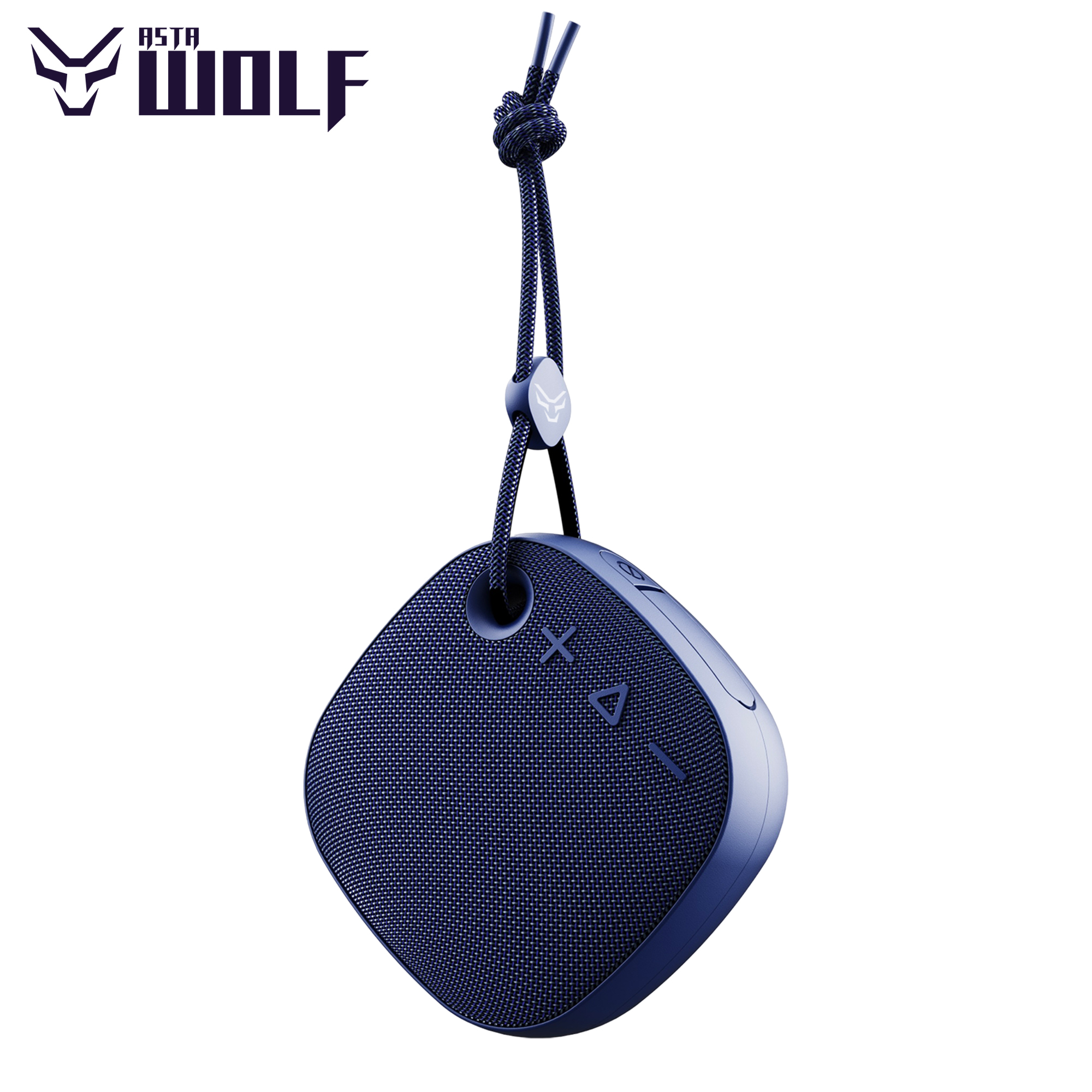 Asta WOLF TRAIL Bluetooth Speaker | 15 Hours Playtime | IPX4 Water Resistance | Dual Fusion Mode | TF & FM Support | 5W Loud Sound | Type-C Charging