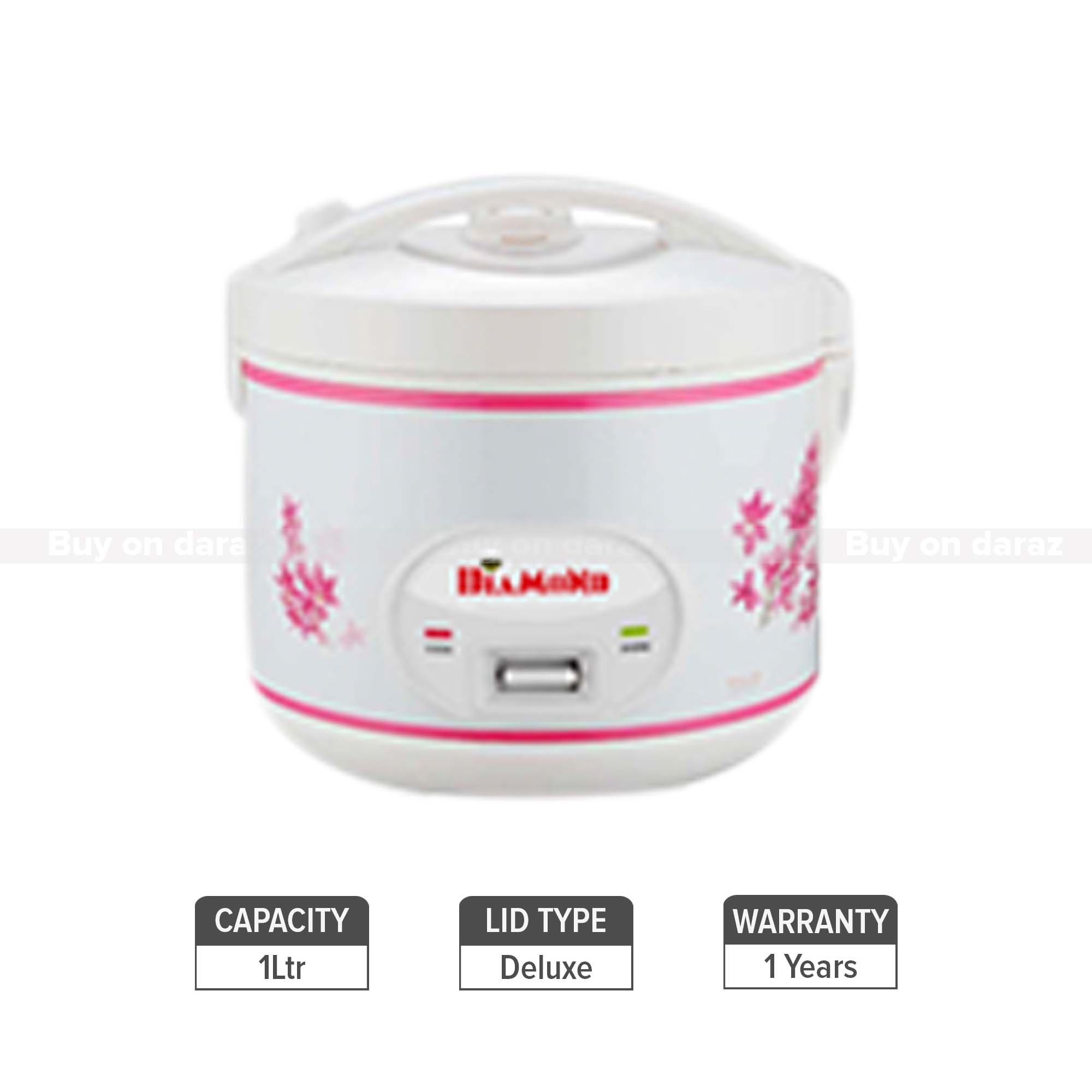 Diamond Venus 1.0 Litre Rice Cooker