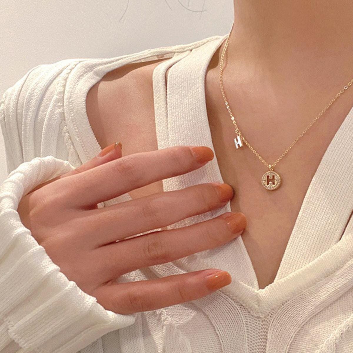 Enacolor Korean Choker Female Pendant Necklace Pearl Star Heart Fashion New Accessories
