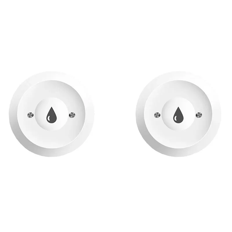 2X ZigBee TUYA Smart Water Leak Detector, Flood Sensor, Remote Monitoring Via Tuya Zigbee Gateway, Water Tank Full Alarm