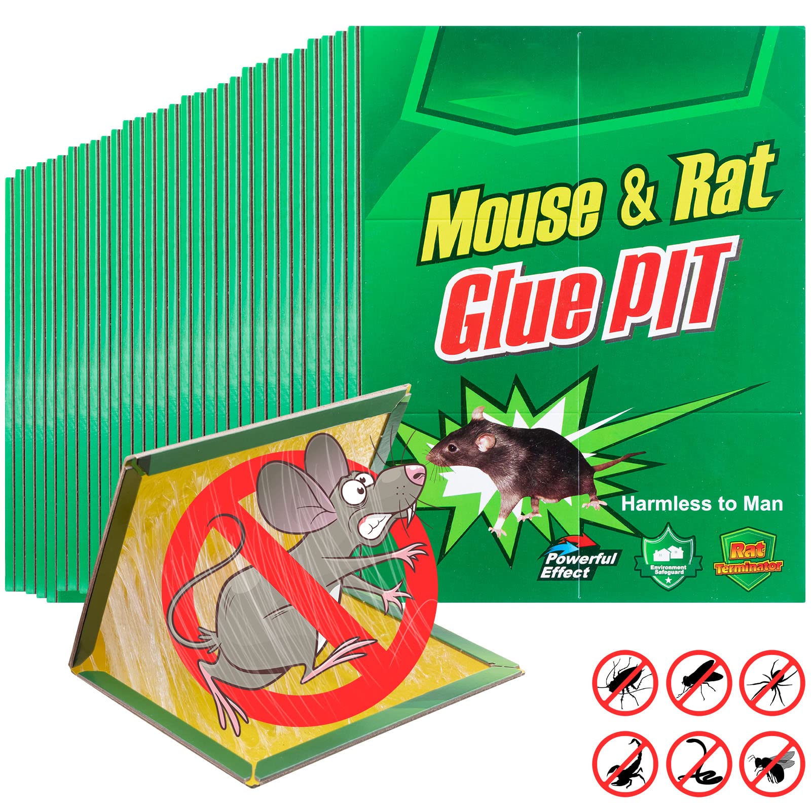 All-in-One Non-Poisonous Mouse Glue Trap Board for Reliable Indoor Rodent Control