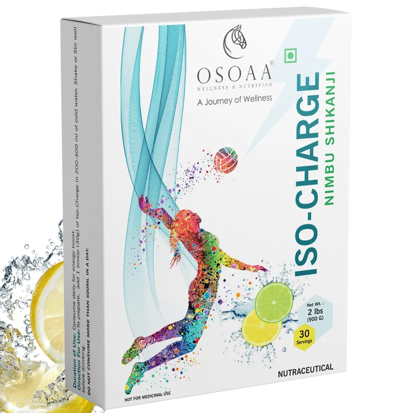 OSOAA ED Instant Energy Drink 1kg With L-Glutamine, Minerals Blend, 30 Servings