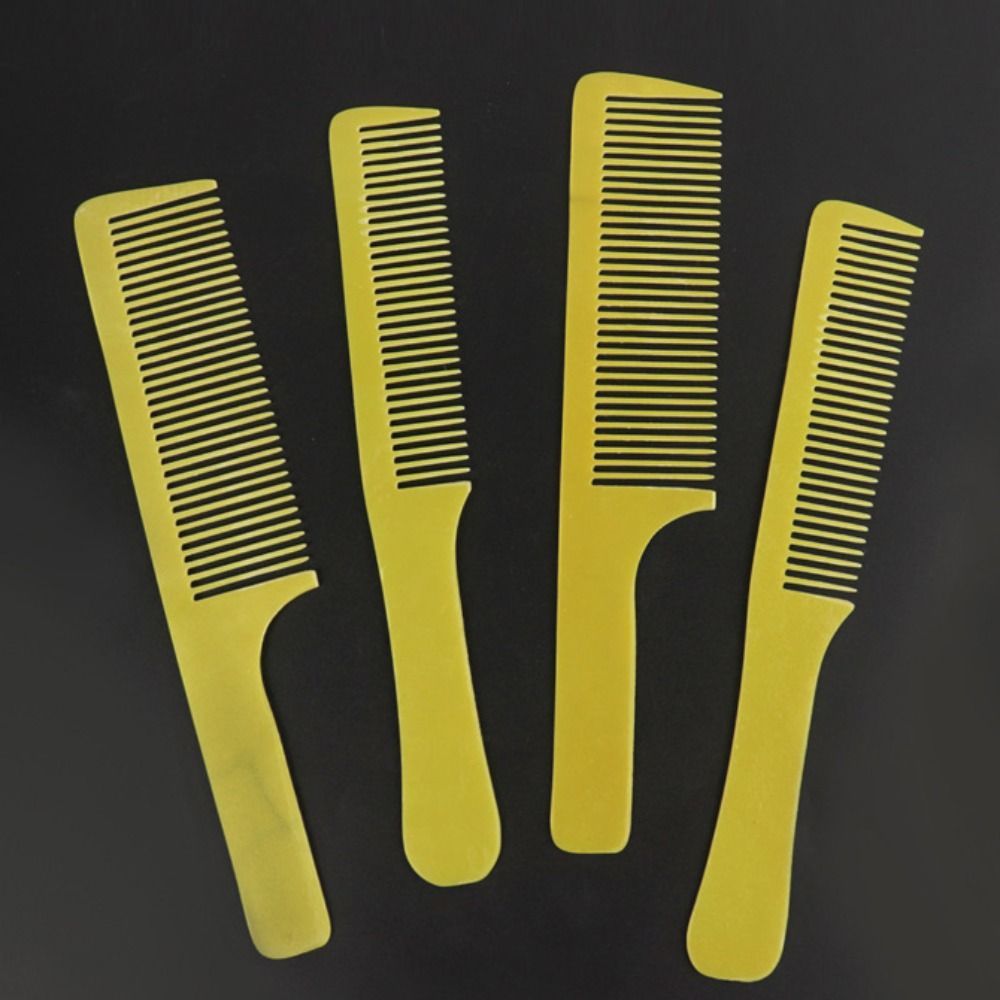 Hair Clipper Accessories Flat Head Cut Comb Hairdressing Hair Styling Men Hair Cutting Comb Anti-static Non-slip Straight Hair Brushes Salon