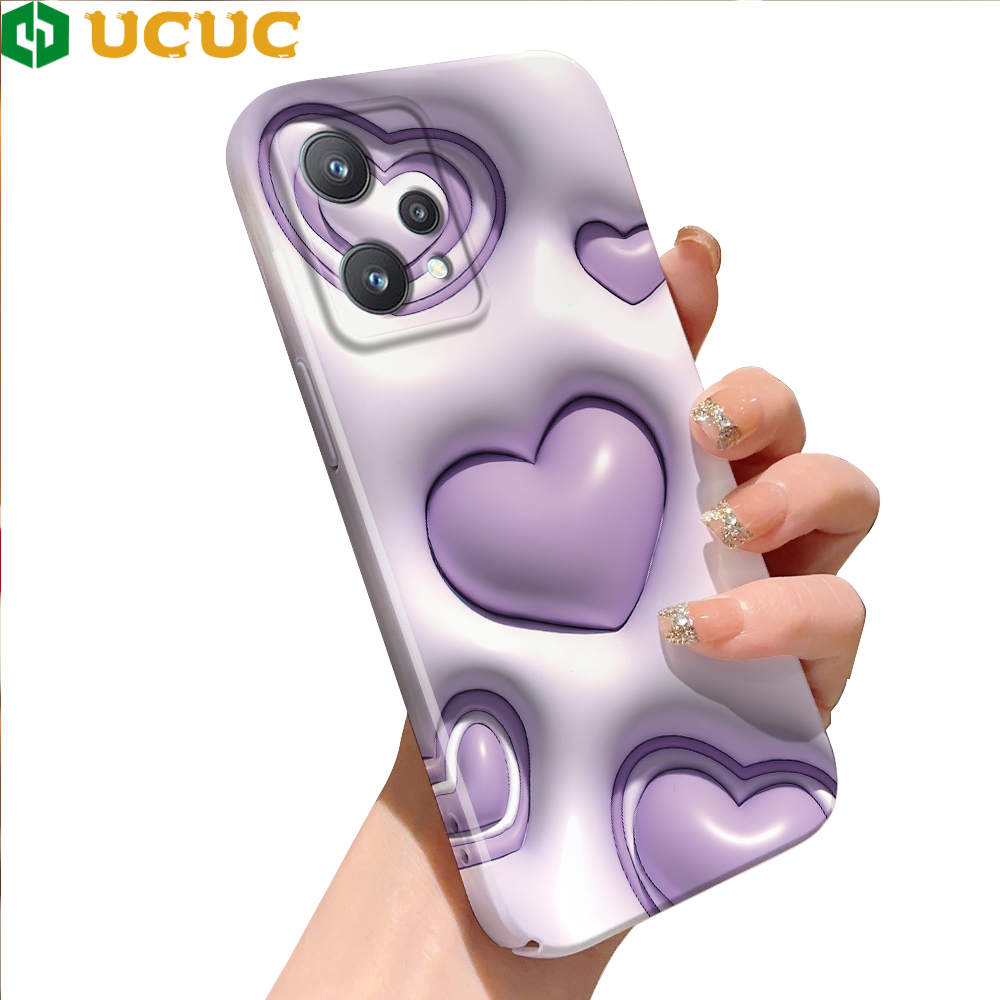 UCUC for Realme 9 Pro / OnePlus Nord CE 2 Lite 5G Back Cover Starry Sky Luxury Glossy Hard Plastic Phone Cases