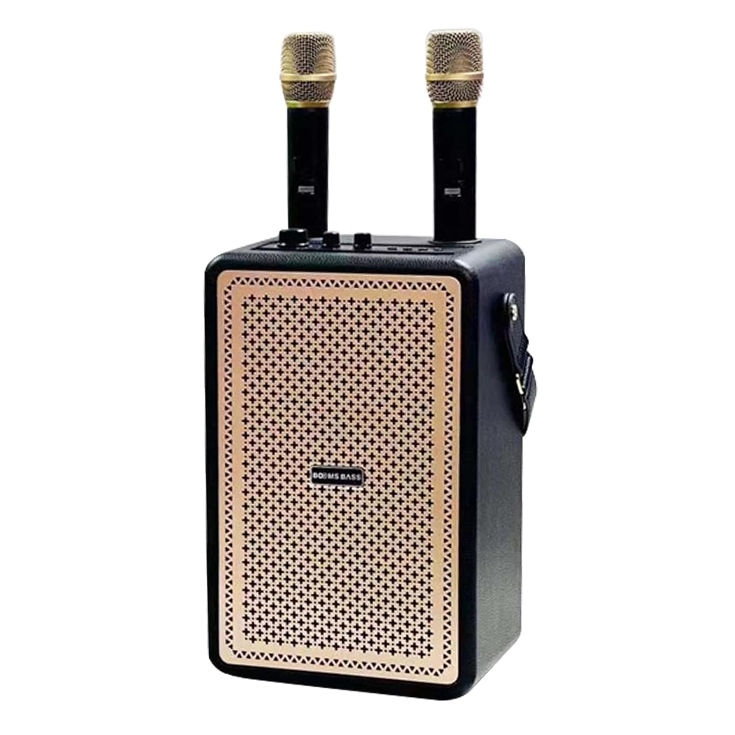M4203+Boomsbass Wireless Deep Bass Outdoor Party Karaoke Bluetooth LV Speaker Vintage