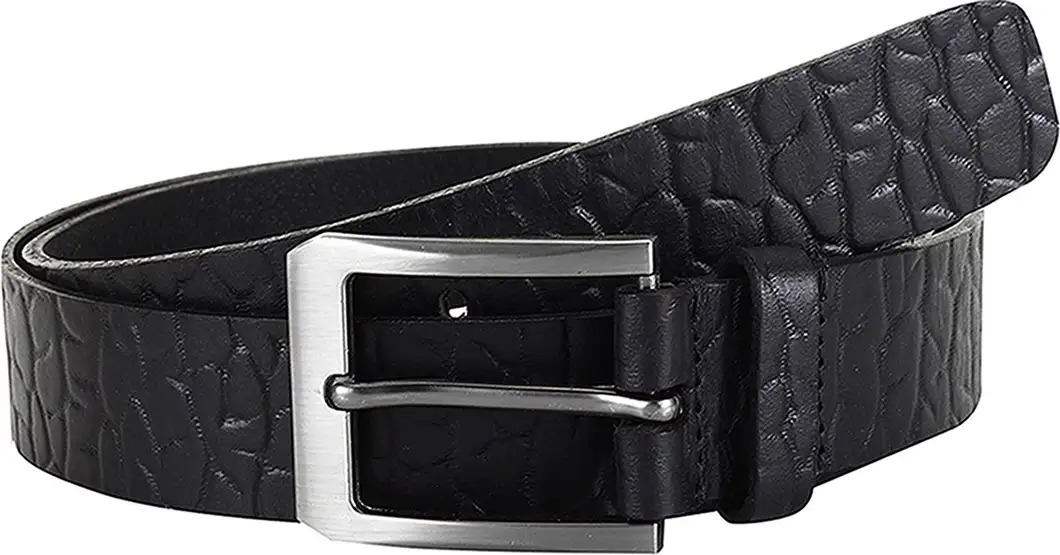 Aditi Wasan Men Casual, Formal Black Genuine Leather Belt