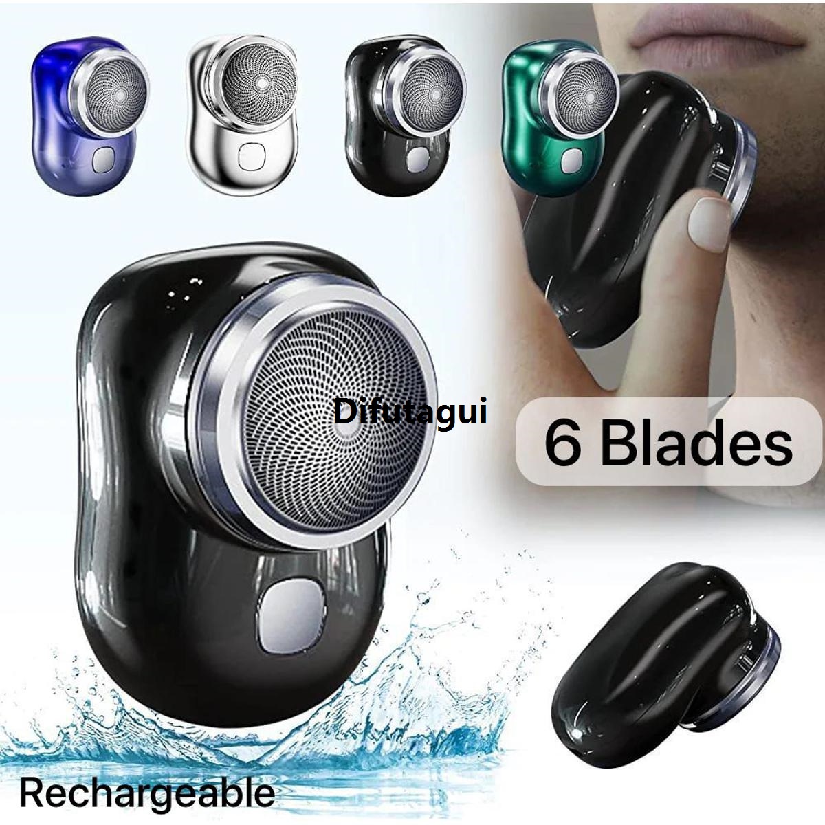 Difutagui 2025 NEW Mini Electric Travel Shaver For Men Pocket Size 2025 Washable Rechargeable Portable Painless Trimmer Face