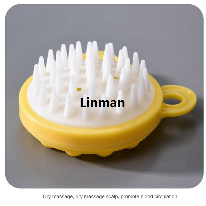 Creative Silicone Soft Brush Massage Artifact Shampoo Anti-dandruff Anti-itch Head Scratcher Head Massage Comb Household Gadgets