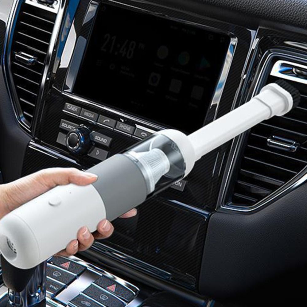 Portable Mini Car Vacuum Cleaner Handheld Rechargeable Dust Remover Cordless Dust Collector Bed