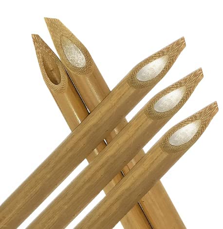 Bizzy Qalams/Pens, Bamboo English Arabic Reed Calligraphy Pen set pack of 5