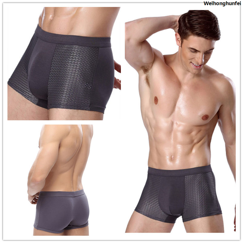 Weihonghunfei2025 Bamboo dong Calzoncillos men's boxer shorts men's panties 4pcs/batch men's panties men's underwear lingerie petticoat large size 5XL6XL7XL