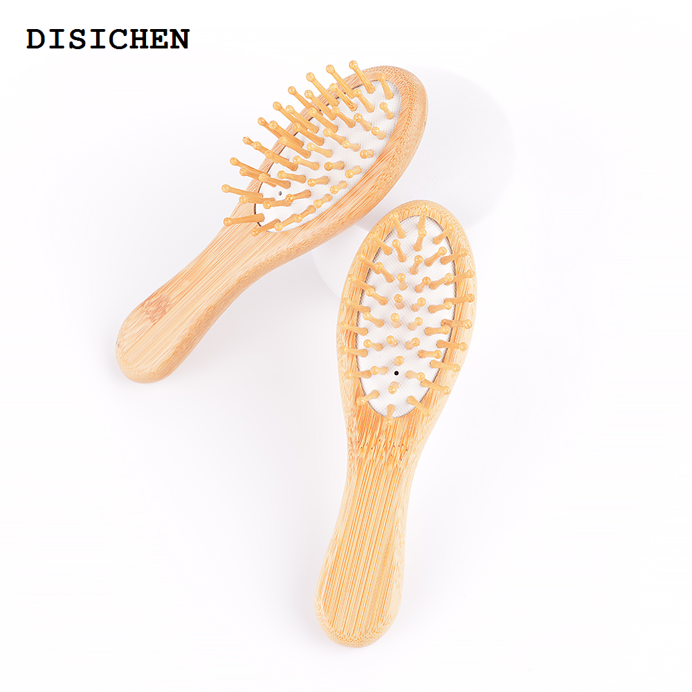 DISICHEN Special 1Pcs Bamboo Comb Wooden Comb Professional Healthy Paddle Cushion Hair Loss Massage Brush Hairbrush Comb Scalp Hair Care Healthy