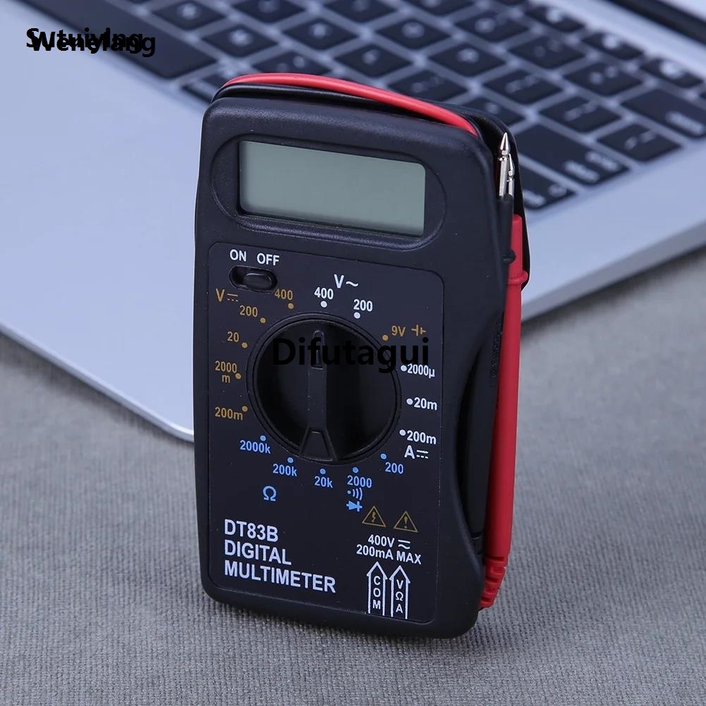 Difutagui Wenefang Sutuiying Portable Digital Multimeter 1999 Counts Mini Pocket Ammeter Bargain price Sales promotion New Voltmeter Current Voltage Ohm Meter Battery Capacity Test