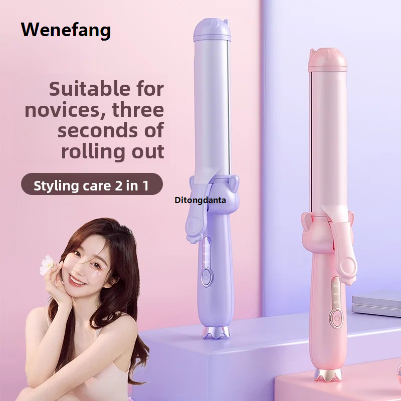 Wenefang Accessories Hairstyling Salon Yu Lang Home Ceramic Curler 32mm Iron for Barbershop Clip-on Tools