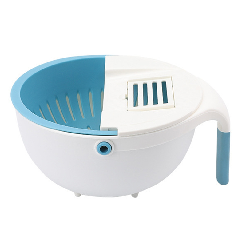 Versatile Kitchen Vegetable Cutter with Drain Basket, for Potatoes