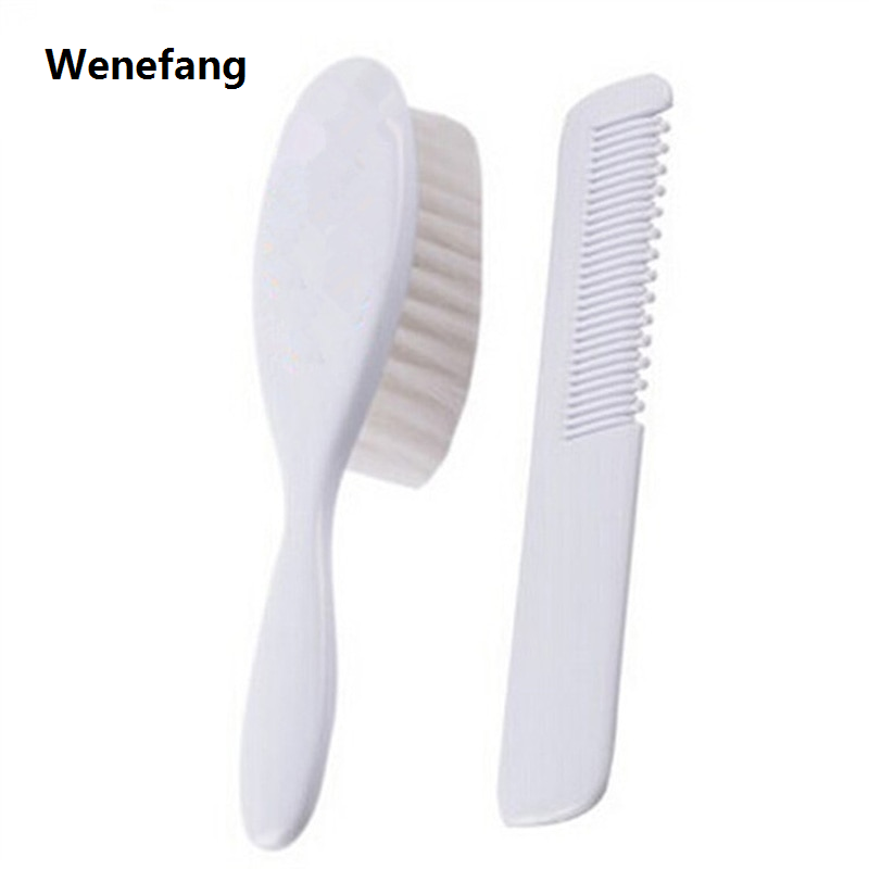 Wenefang BABY BOY GIRL KIDS Soft Infant Massage Comb and Hairbrush Set Baby Grooming Care Set Head Scalp