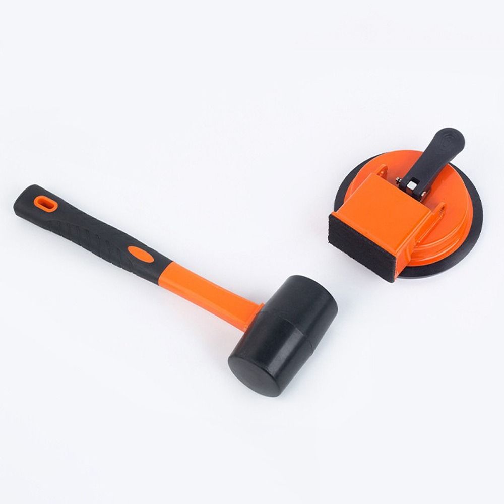 Portable Suction Cup Floor Gap Fixer Tool Heavy Duty Professional Suction Cup Grabber Vacuum Grabber Seamless Joint Rubber Hammer Home Renovation