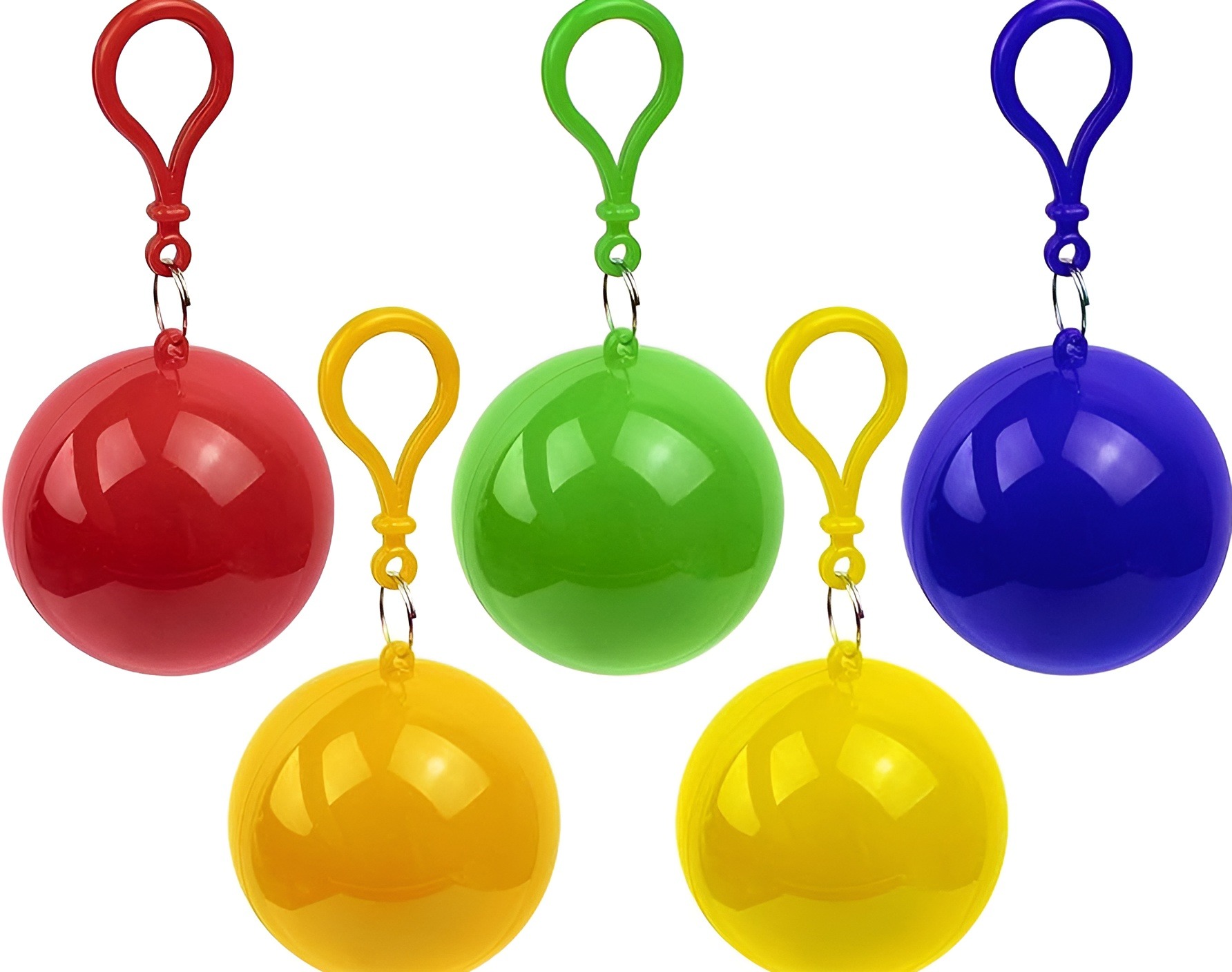 Unisex Disposable Raincoat Ball Mini Portable Outdoor Activities Emergency Raincoat Key Chains