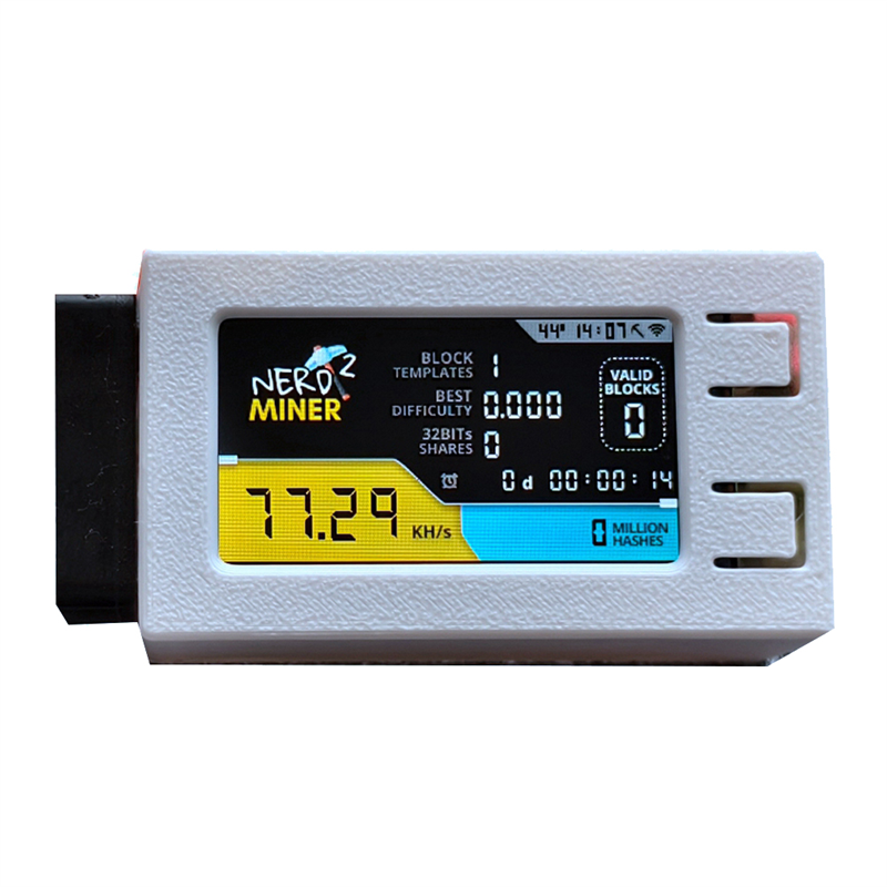 Nerdminer V2 Pro Miner Hashrate 78K/S 78K/S BTC Solo Miner Nerd Miner with Fan