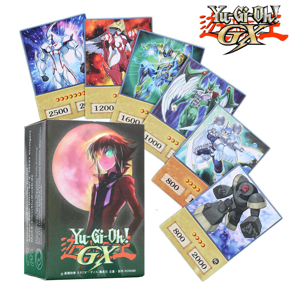 Hot Selling DIY 100PCS Yu-Gi-Oh GX Anime Style Cards E-HERO Yugioh GX Classical Proxy Card Kids Gift Holiday Party Playing Cards
