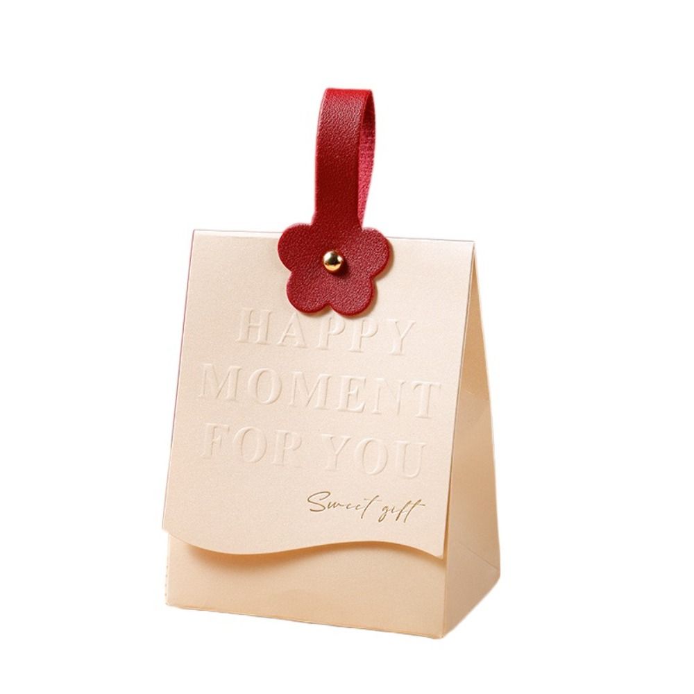 Party Decoration Creative Candy Box With Handle Handheld Gift Box Portable Mini Handle Bag Wedding Birthday Party