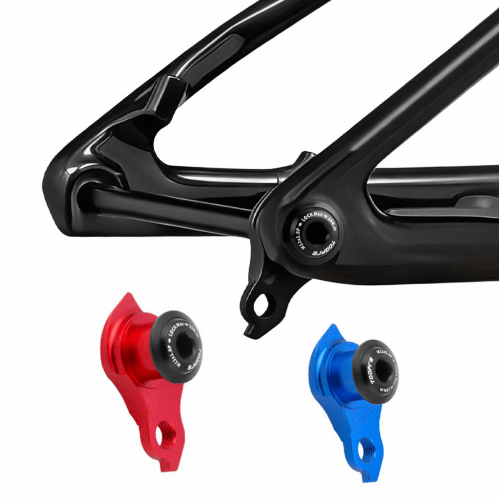 Durable Aluminum Alloy UDH Derailleur Hanger Easy To Install CNC Machined Bike Tail Hook M12 X 1.0P and M12 X 1.5P Lightweight Bike Derailleur Hanger Spare Part for Riders