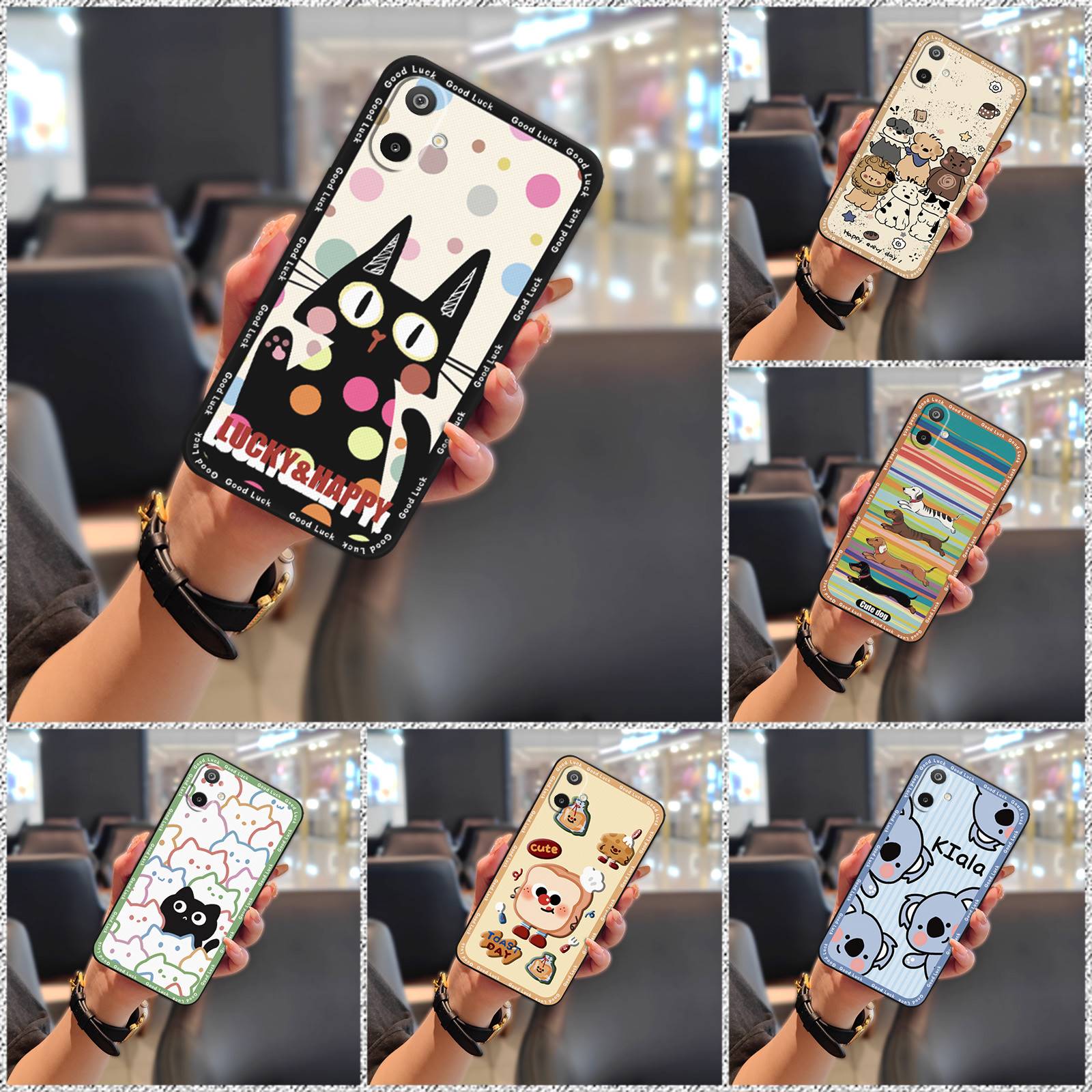 TPU Full wrap Phone Case For Samsung Galaxy F06 5G/M06 5G/SM-E066B Protective Durable Cute Phone Pouch Anti-knock