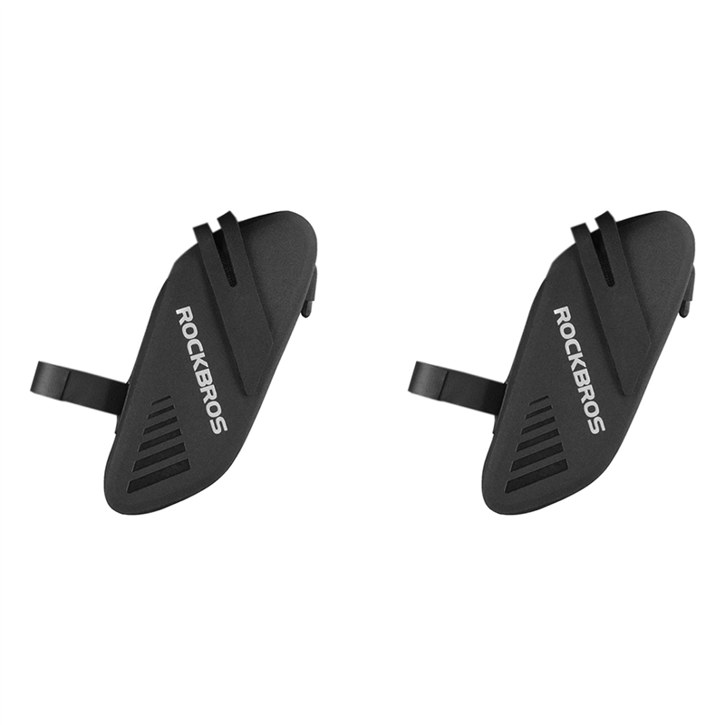 NAMUNY 2X 0.6L Bike Saddle Bag Waterproof Tail Bag with Tail Light Hanging Road Bicycle Accessories