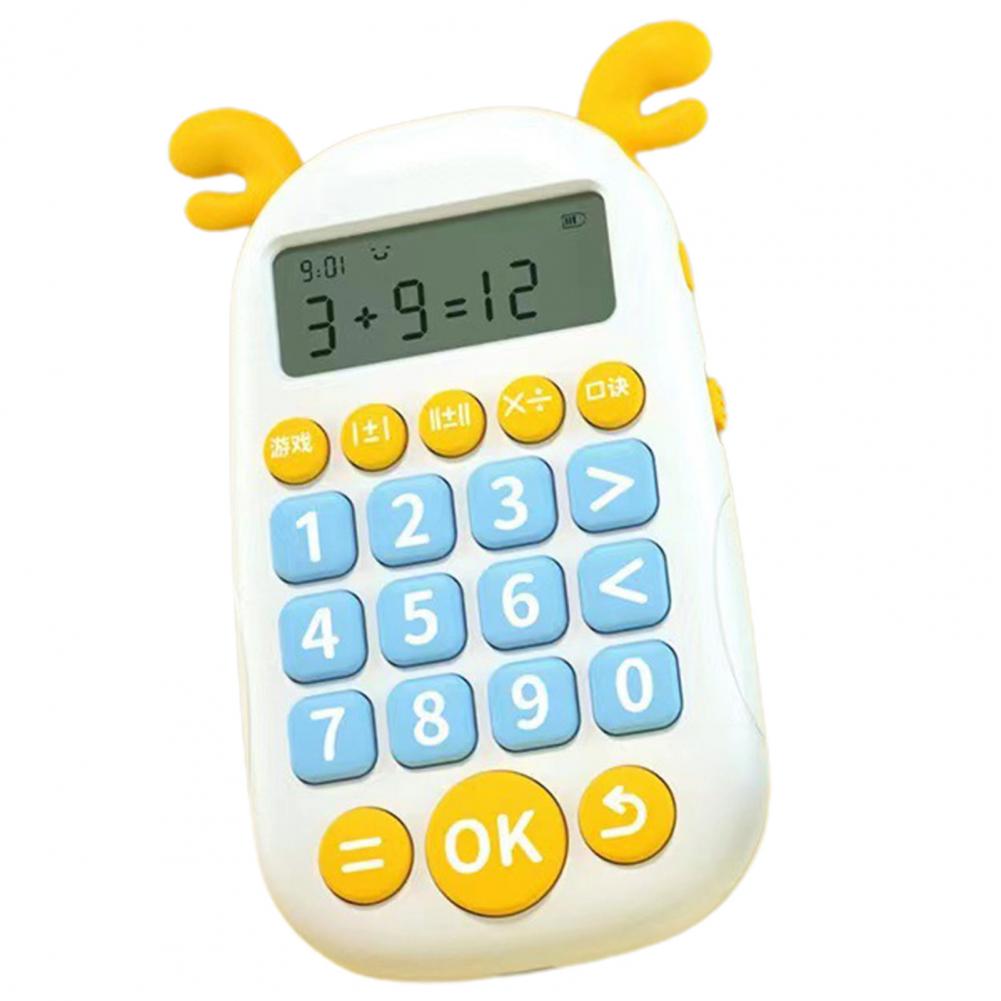 NEW 【7efc9af3】Animal Kids Calculator 2 Million Question Bank Automatic Correction Number Game Rechargeable Calculator