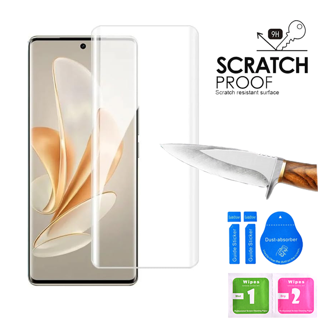 Original XMart Vivo V30 / Vivo V30 Pro UV Liquid Glue Tempered Glass Screen Protectors