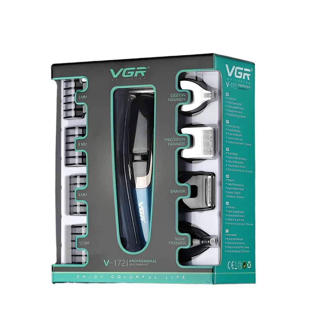VGR 172 Hair Clipper Professional Barber Personal Care Trimmer For Men New Hair Trimmer Clippers For Hair VGR V-172 E Bazzar