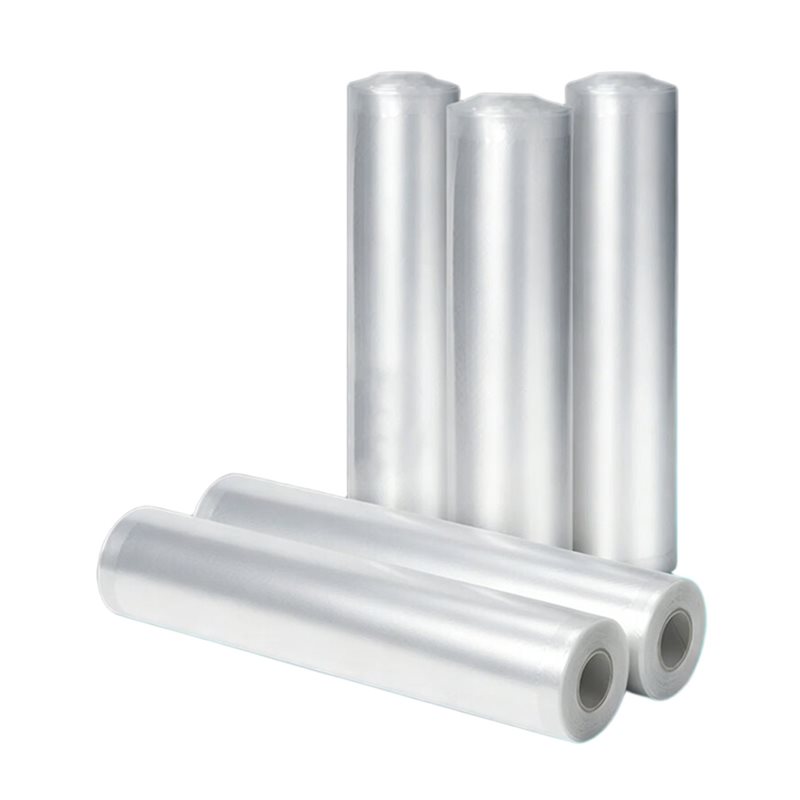 Embossed Vacuum Sealer Rolls, 5-Pack 28cm X 5m Universal Food Vacuum Bags for Home & Commercial Use