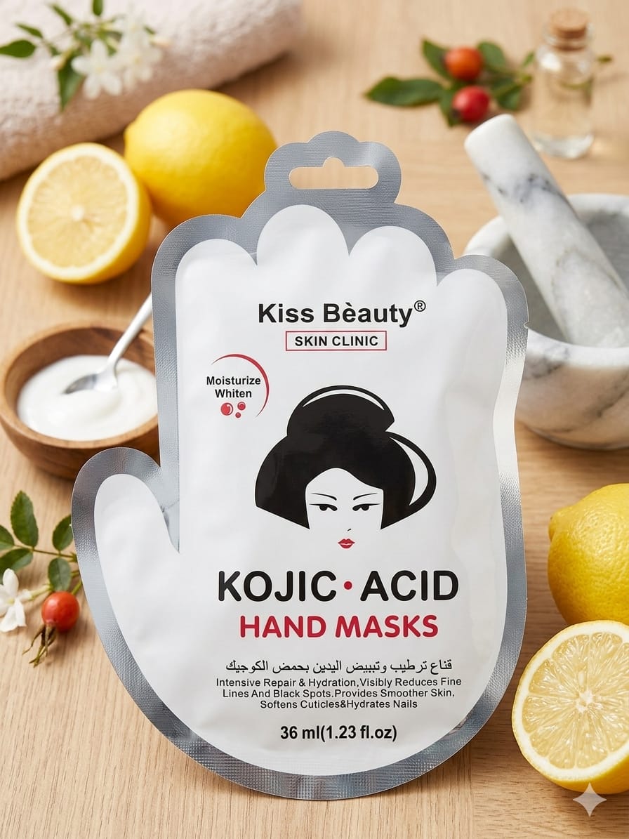 Kojic Acid Hand Mask- Soft, Smooth & Bright Hands - Deep Moisturizing (36ml)