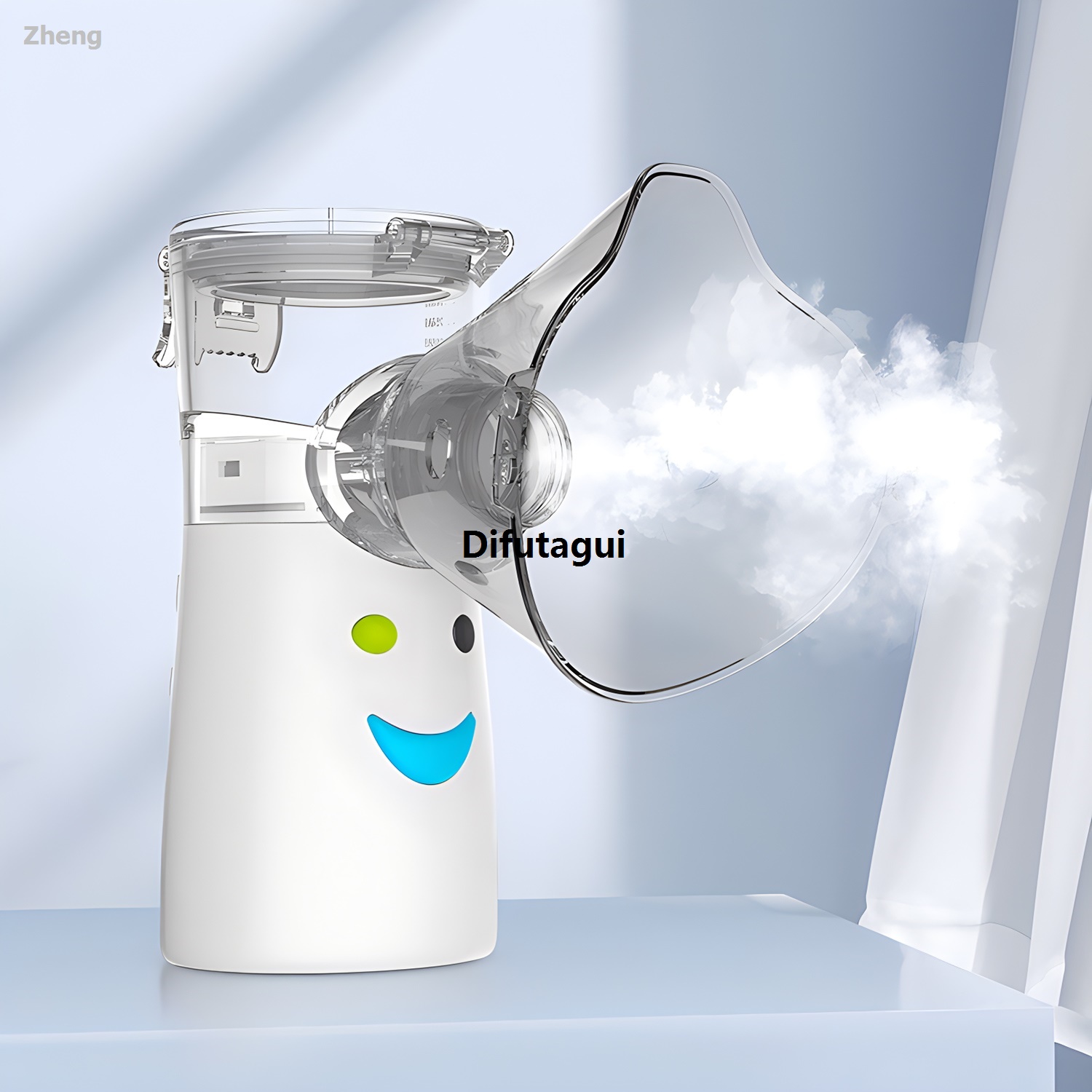 Difutagui Zheng Vapor humidifier inhaler human child baby fitness portable High Quality 2025 mesh nebulizer inhaler Chengkang mini silent steam