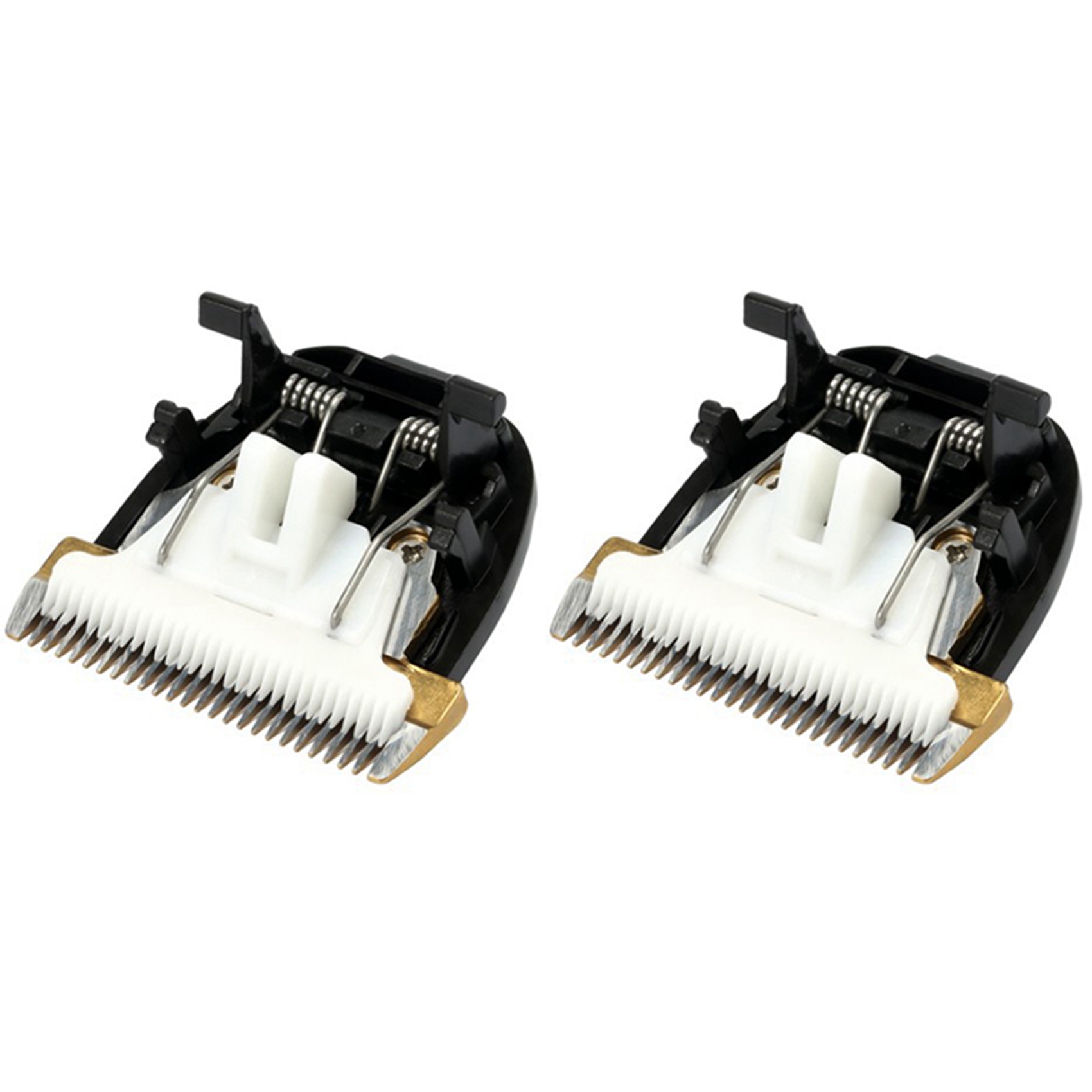 FORIDE 2X Professional Pet Scissors Electric Hair Clipper Trimmer Dogs Cutting Machine Ceramic Titanium Knife for RFCD-9100