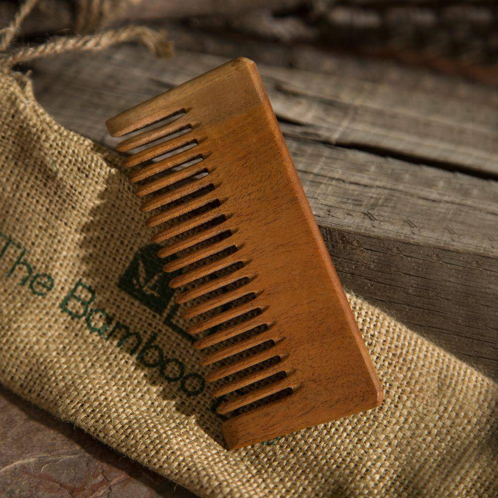 Straight Wood Hair Combs for Curly Hair- No Static Wooden Hair Comb