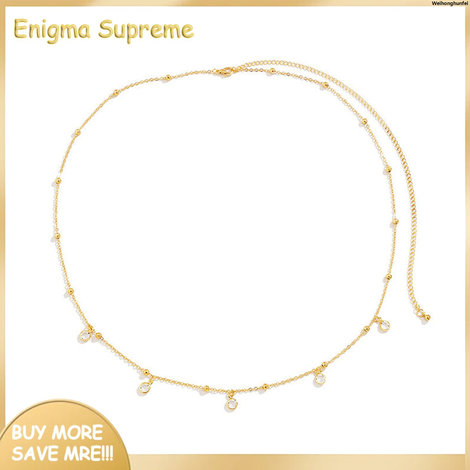 WeihonghunfeiBargain price Enigma- Waist Chain Delicate Workmanship Body Chain Jewelry Harness Necklace