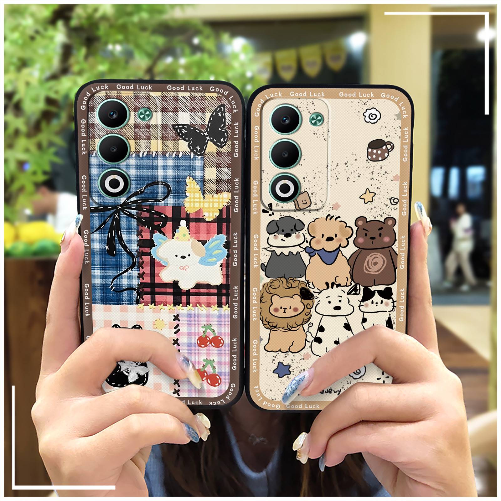protective Back Cover Phone Case For OPPO A5 5G/4G 2025 Global Dirt-resistant Cartoon Shockproof Anti-knock Cute Cover